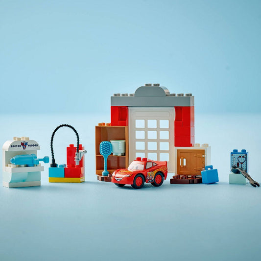 Lego McQueen's Visit to Doc's Garage