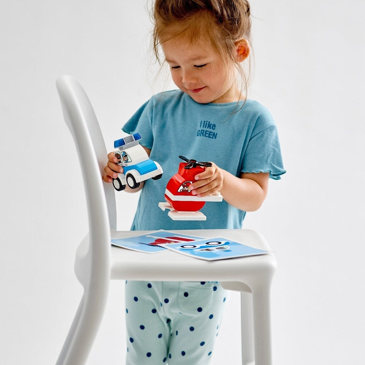 Lego 10957 Duplo Fire Helicopter & Police Car