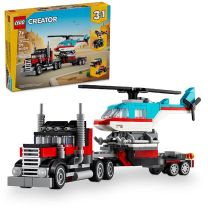 Lego 31146 Flatbed Truck with Helicopter