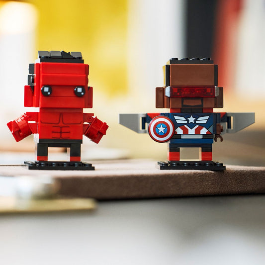 Lego Captain America & Red Hulk Figures