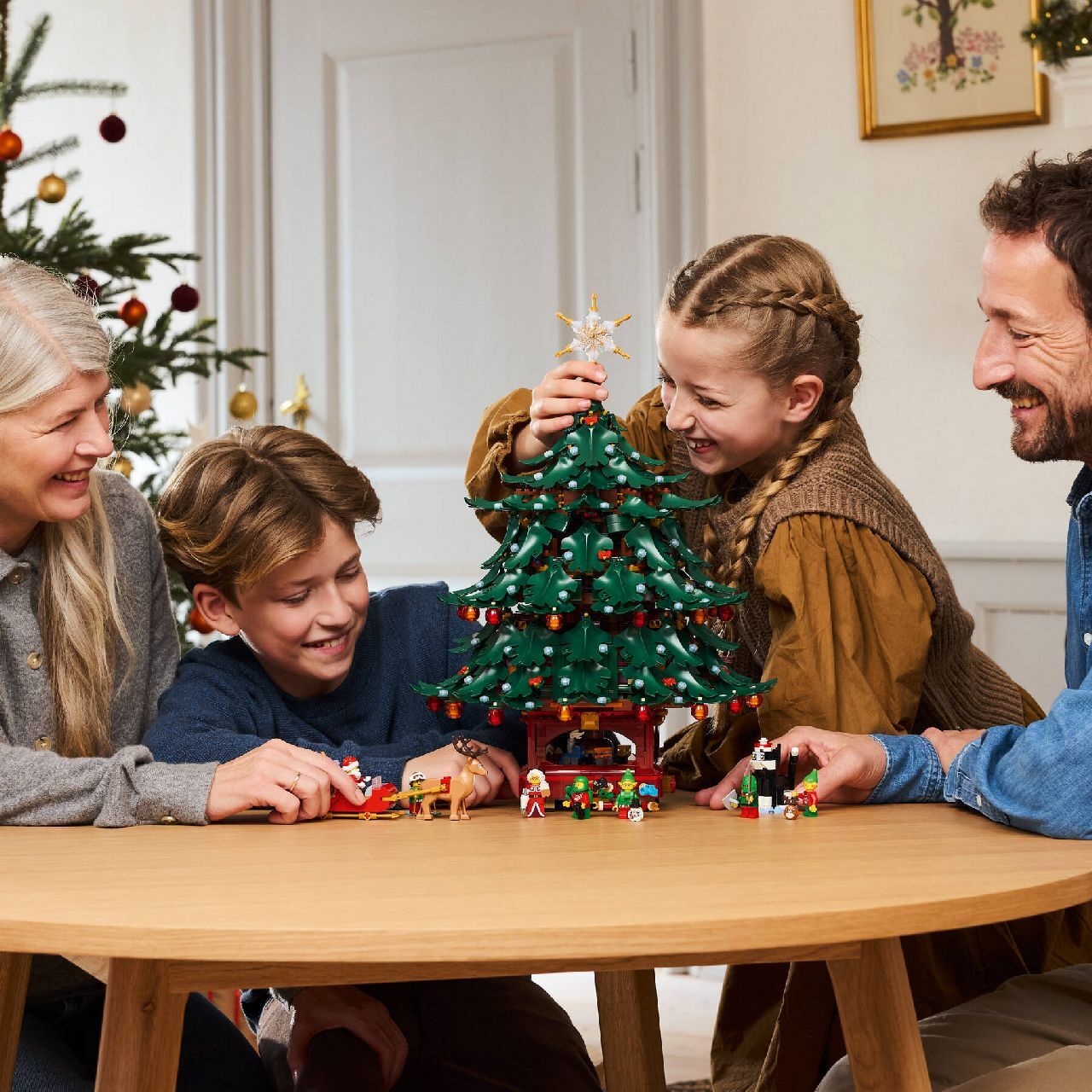 Lego Family Christmas Tree Decoration