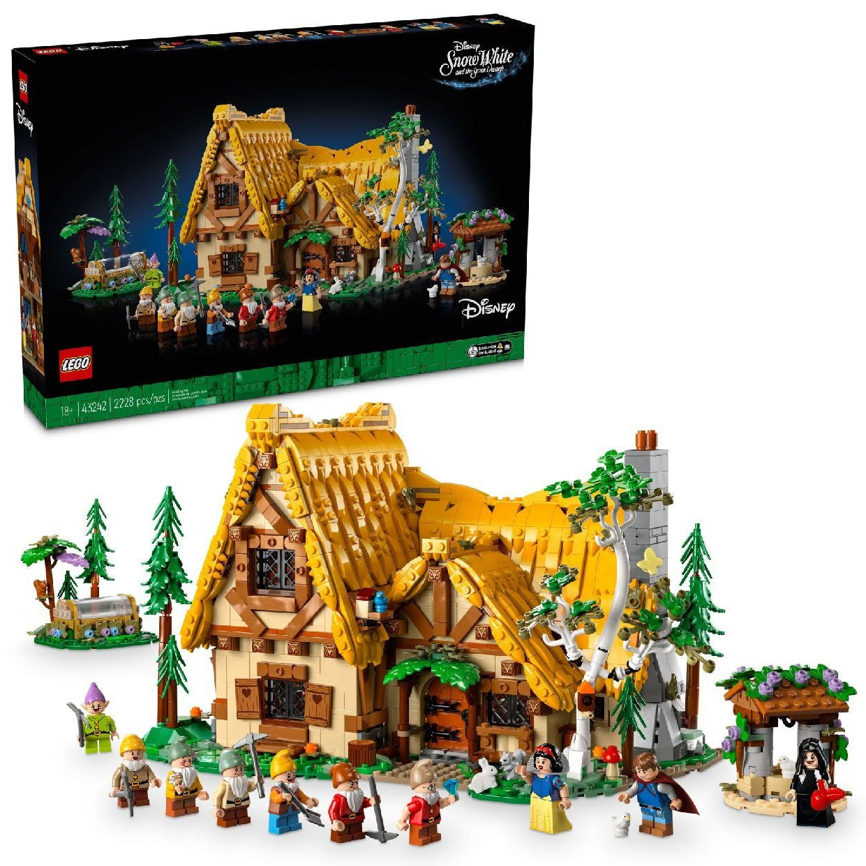 Lego Snow White and the Seven Dwarfs' Cottage