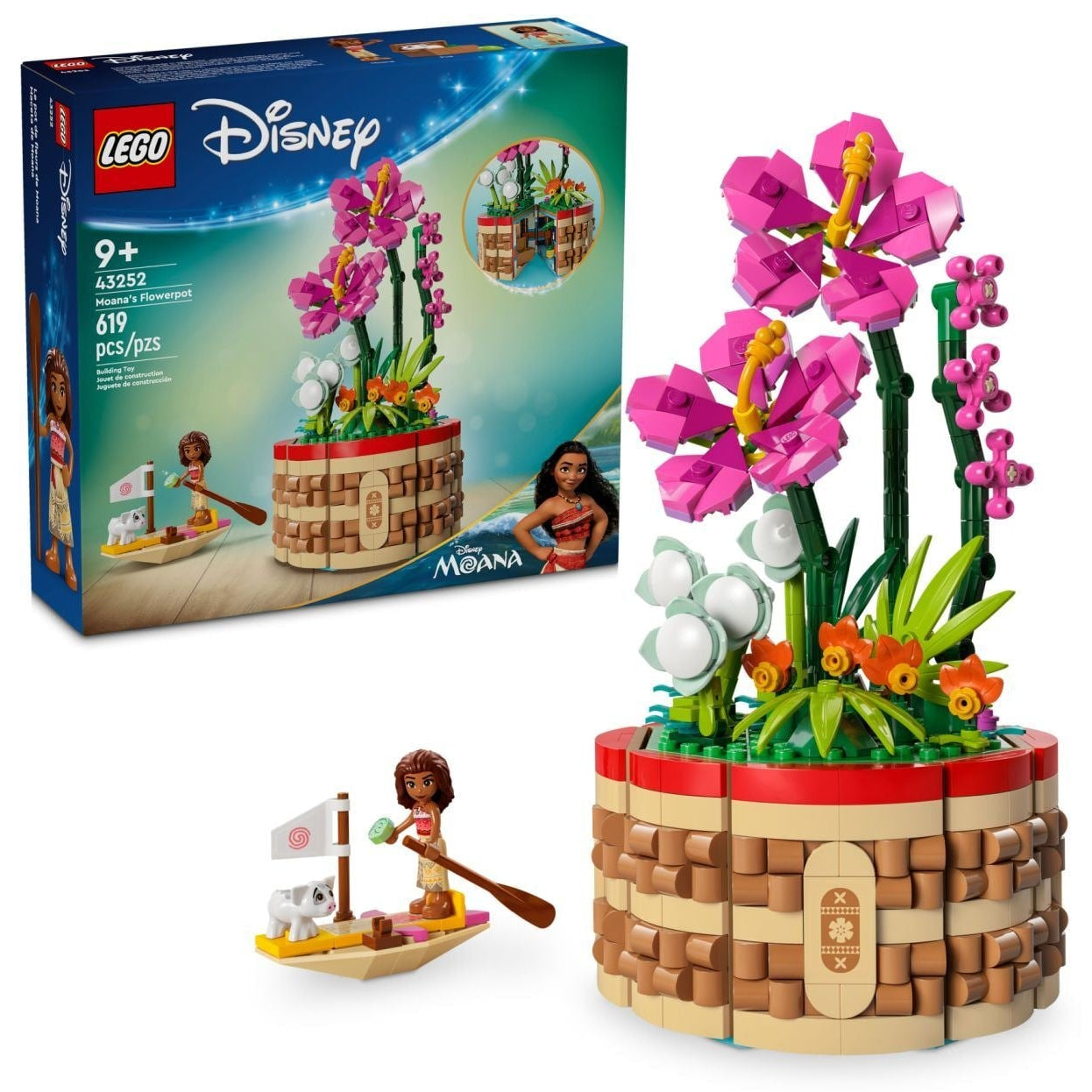 Lego Moana's Flowerpot