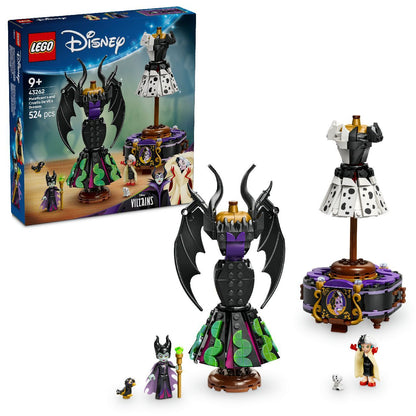 Lego Maleficent's and Cruella De Vil's Dresses