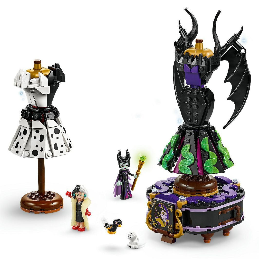 Lego Maleficent's and Cruella De Vil's Dresses