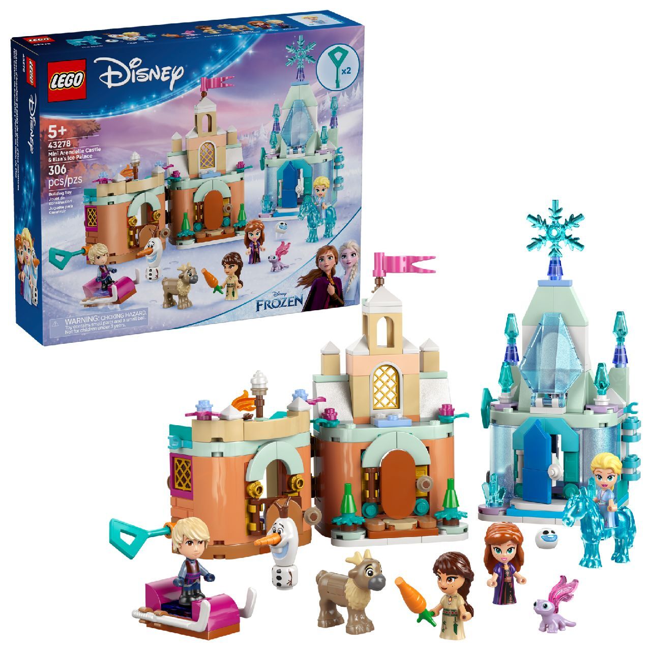 Lego Mini Arendelle Castle & Elsa's Ice Palace