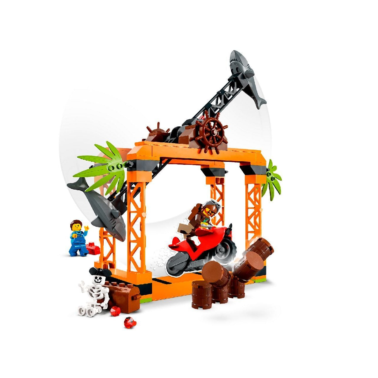 Lego The Shark Attack Stunt Challenge