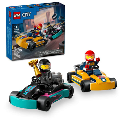 Lego Go Karts and Race Drivers
