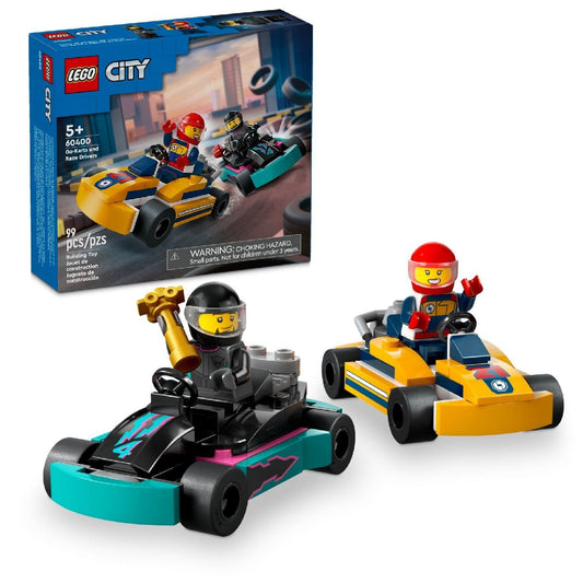 Lego Go Karts and Race Drivers