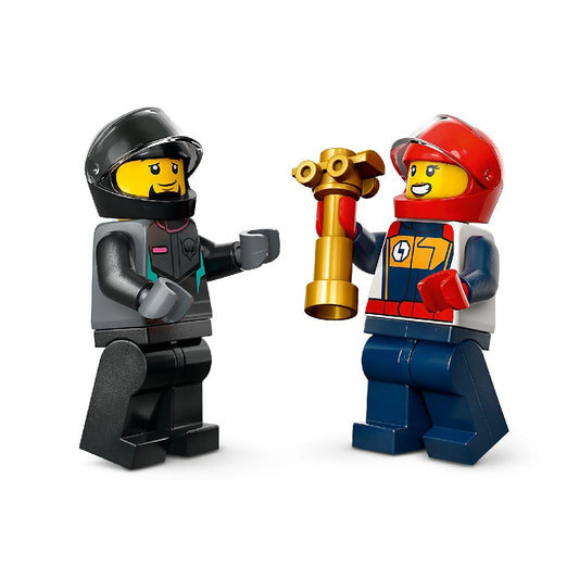 Lego Go Karts and Race Drivers