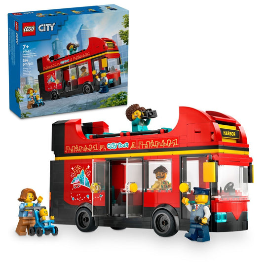 Lego Red Double Decker Sightseeing Bus