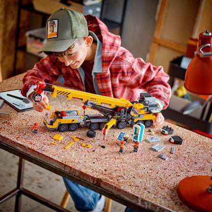 Lego Yellow Mobile Construction Crane
