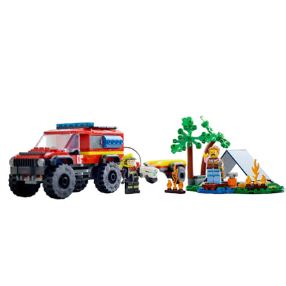 Lego 60412 4x4 Fire Truck with Rescue Boat