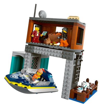 Lego Police Speedboat and Crooks' Hideout