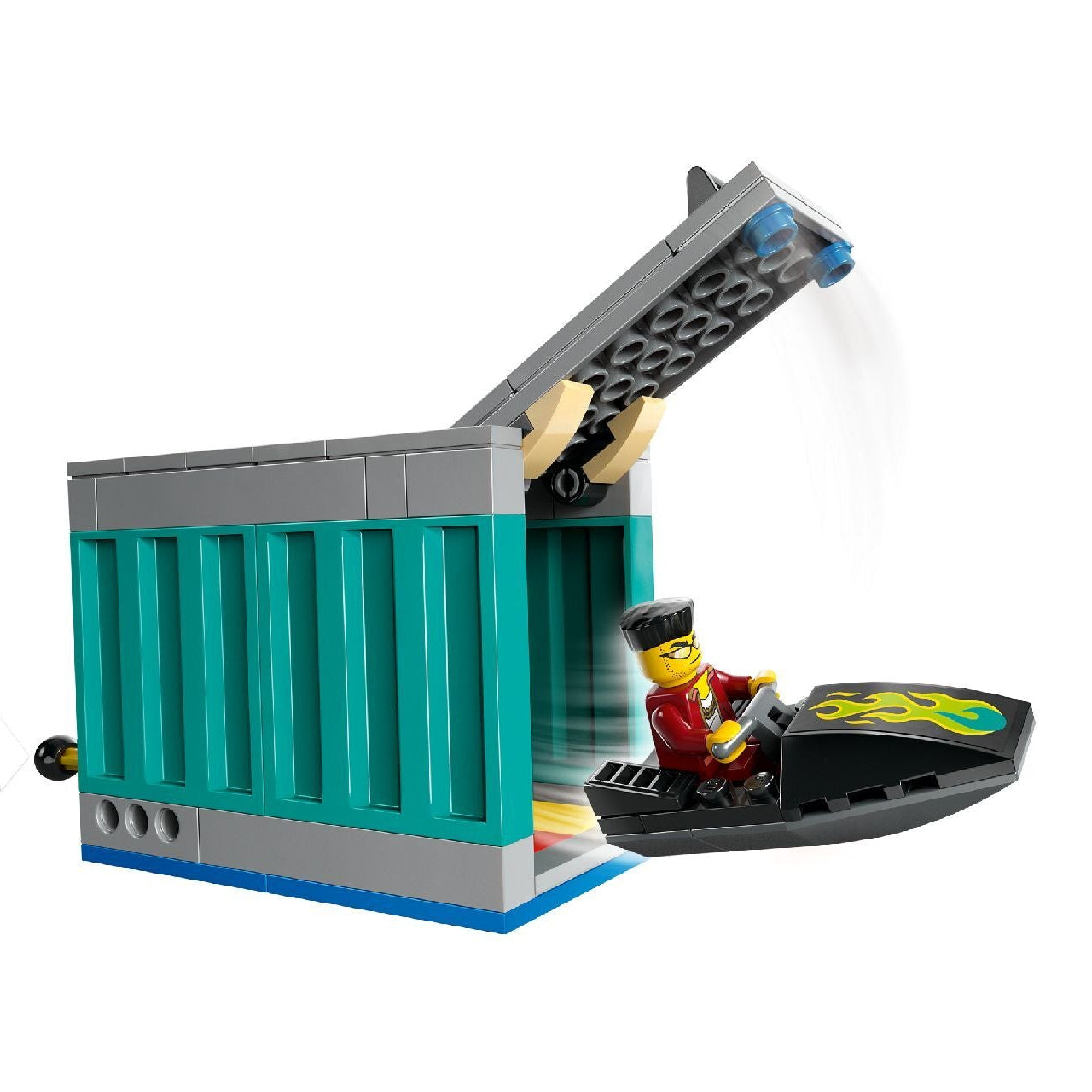 Lego Police Speedboat and Crooks' Hideout
