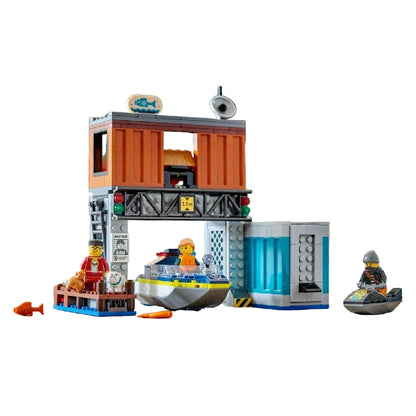 Lego Police Speedboat and Crooks' Hideout