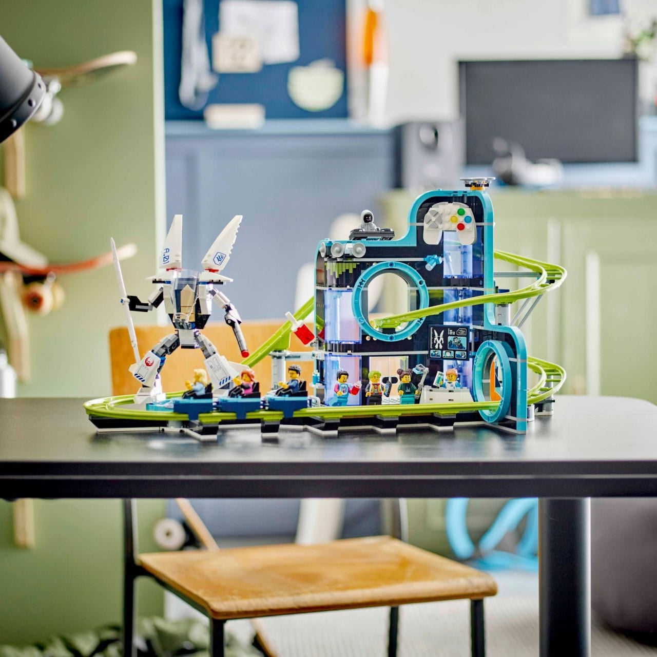 Lego Robot World Roller Coaster Park