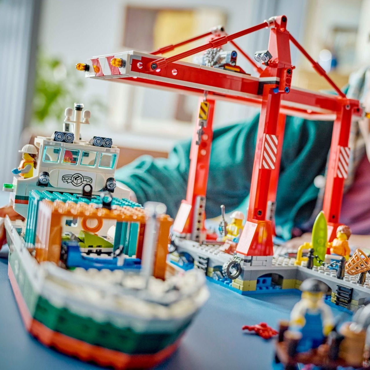 Lego Seaside Harbor with Cargo Ship