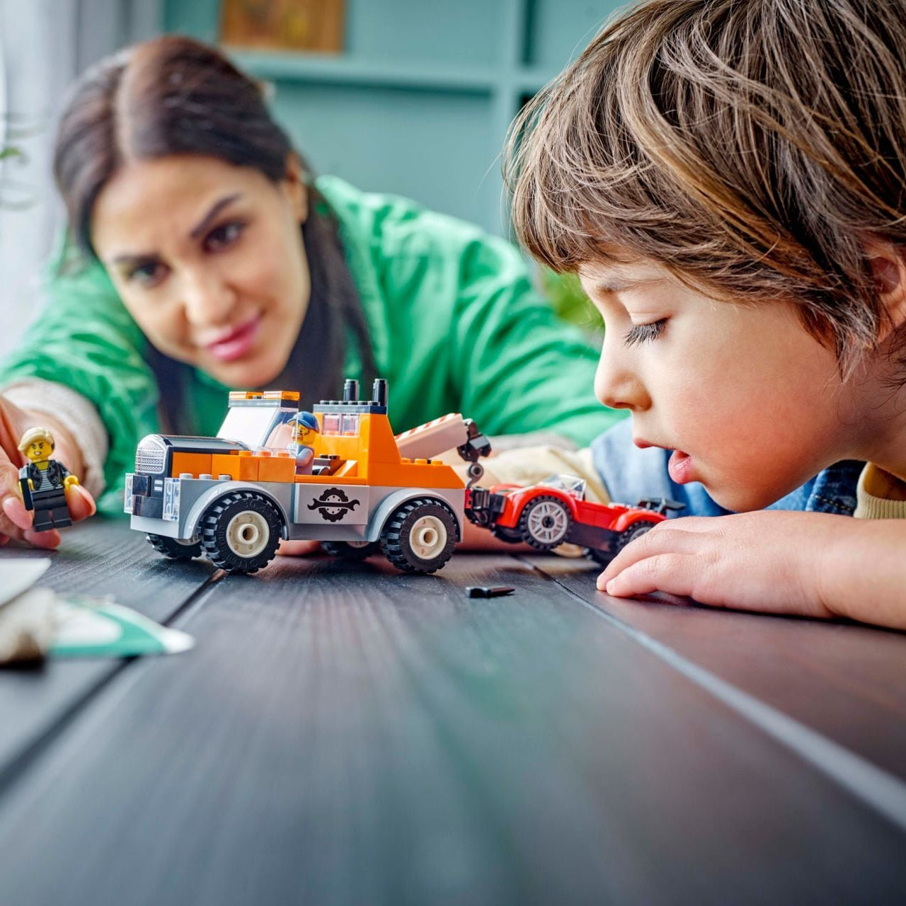 Lego Tow Truck and Sports Car Repair