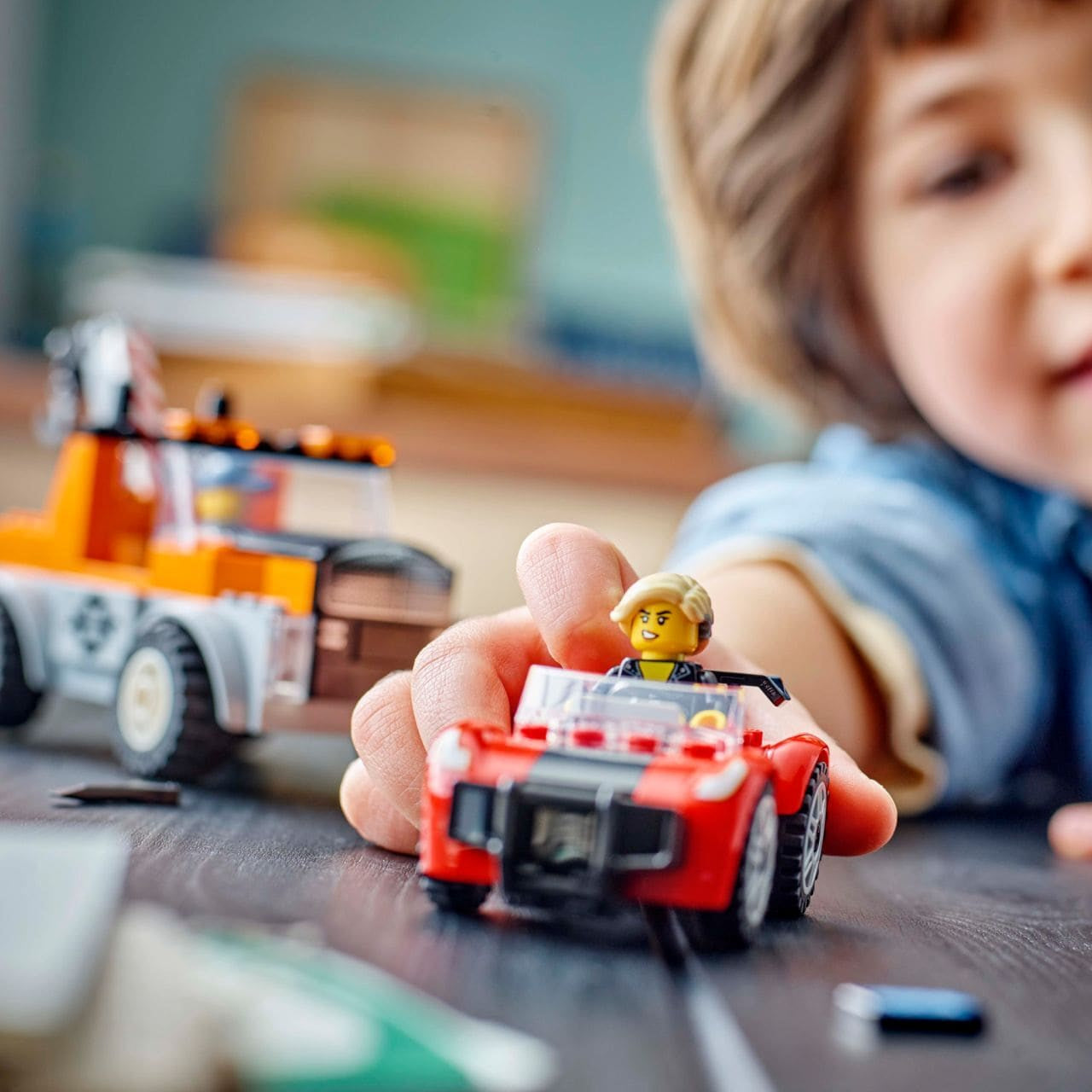 Lego Tow Truck and Sports Car Repair