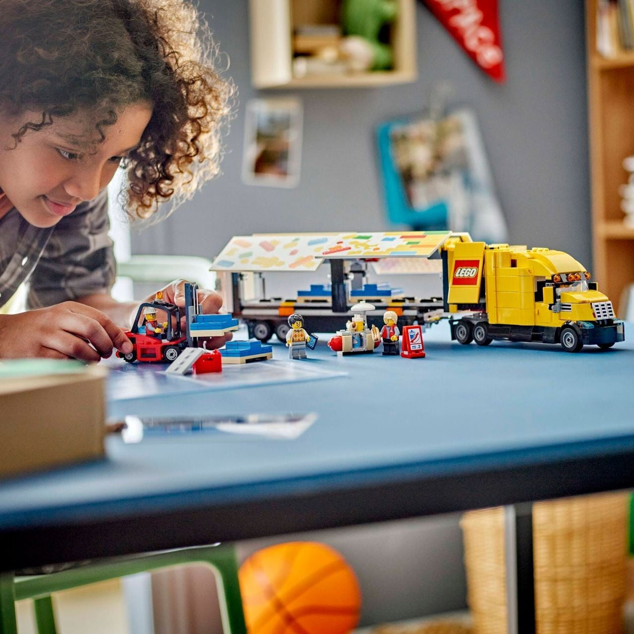 Lego Yellow Delivery Truck