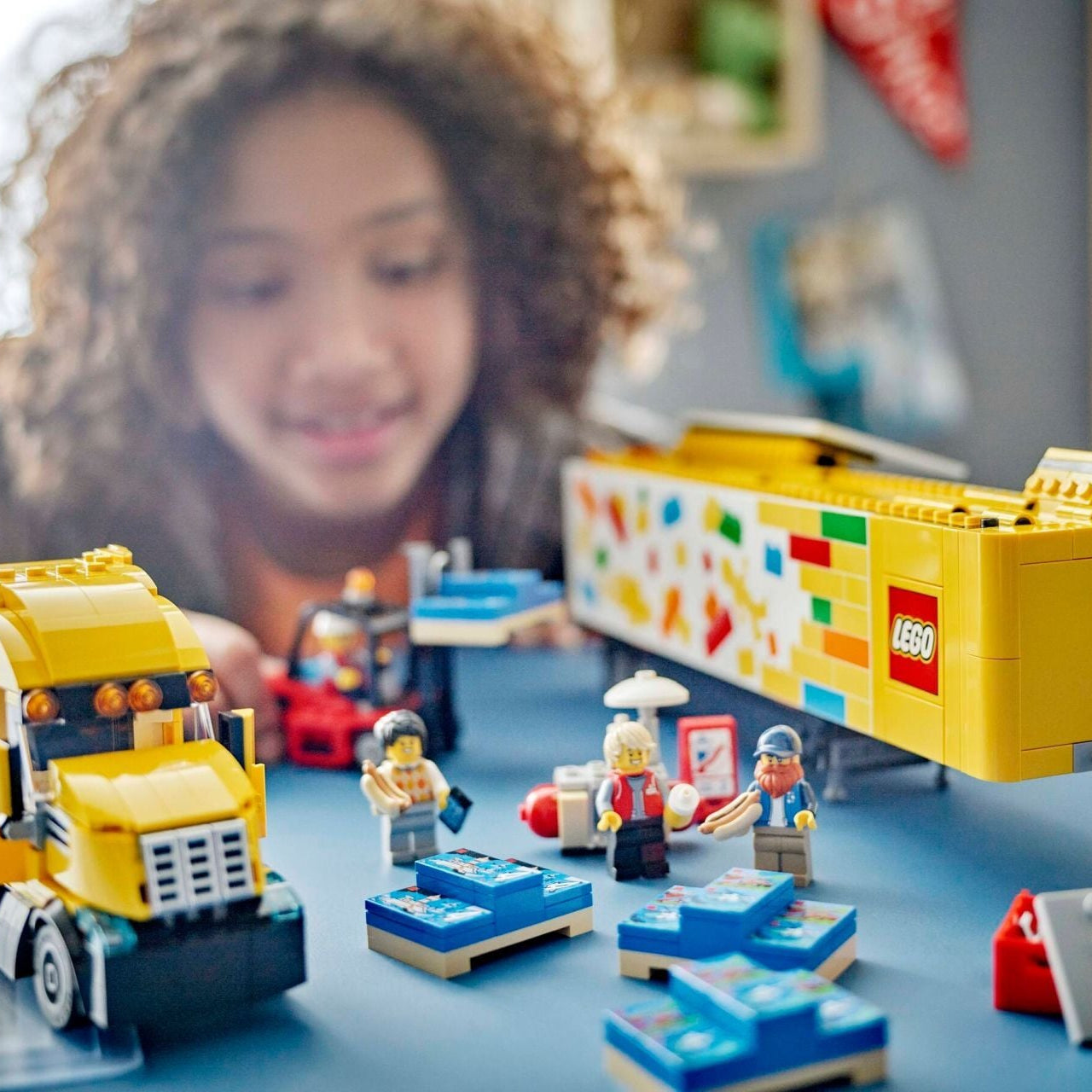 Lego Yellow Delivery Truck