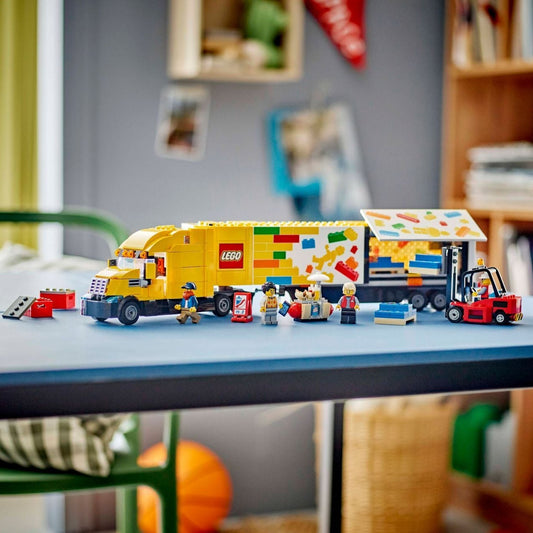 Lego Yellow Delivery Truck