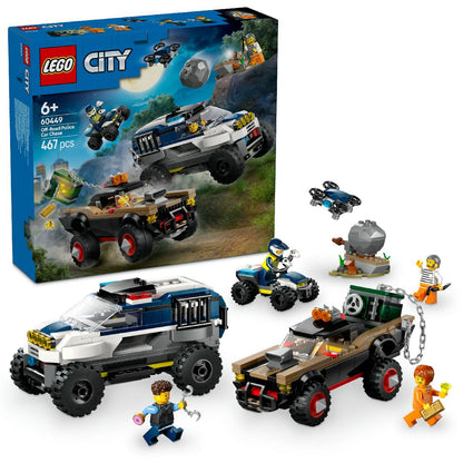 Lego Off Road Police Car Chase