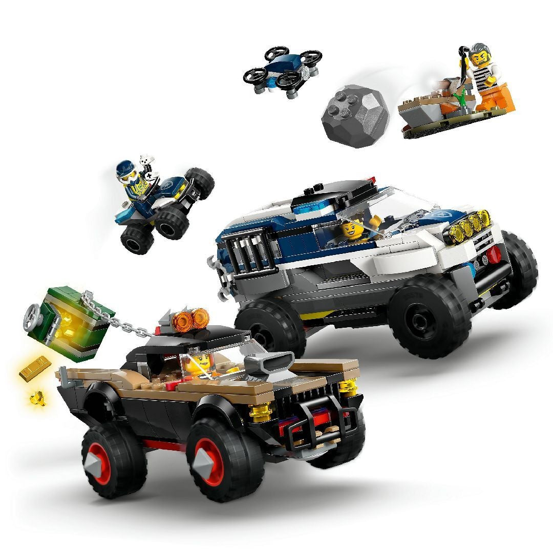 Lego Off Road Police Car Chase
