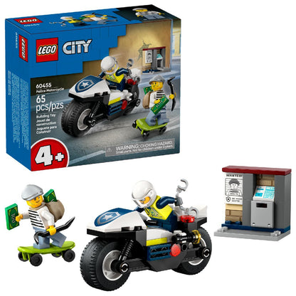 Lego Police Motorcycle Chase
