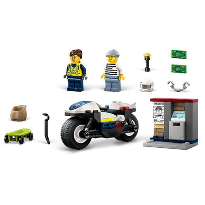 Lego Police Motorcycle Chase