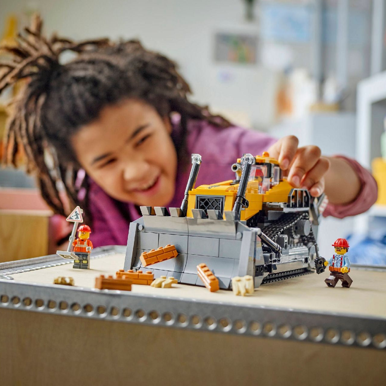 Lego Yellow Bulldozer