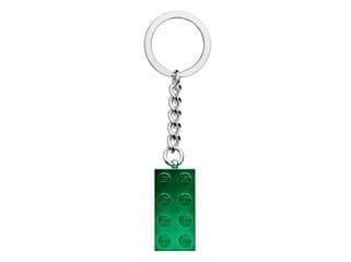 Lego 2x4 Green Metallic Key Chain