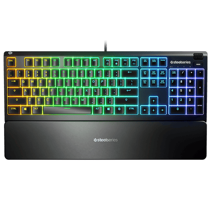 لوحة مفاتيح ألعاب SteelSeries Apex 3 TKL مقاومة للماء | 64831 APEX 3TKL-US LAYOUT