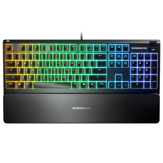لوحة مفاتيح ألعاب SteelSeries Apex 3 TKL مقاومة للماء | 64831 APEX 3TKL-US LAYOUT