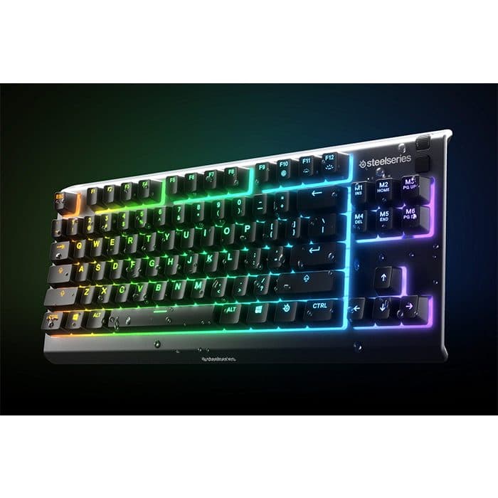لوحة مفاتيح ألعاب SteelSeries Apex 3 TKL مقاومة للماء | 64831 APEX 3TKL-US LAYOUT