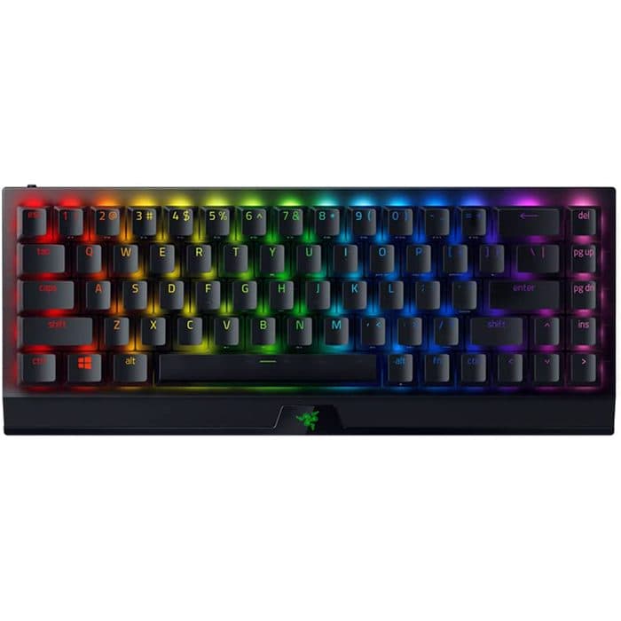 لوحة مفاتيح Razer BlackWidow V3 Mini HyperSpeed - مفتاح أصفر - لوحة مفاتيح ألعاب ميكانيكية لاسلكية أمريكية بنسبة 65% مع Razer Chroma? RGB 