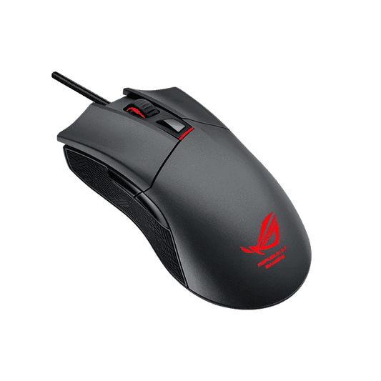 ماوس الألعاب الاحترافي ASUS ROG P501 Gladius Ergonomic بدقة 6400 نقطة في البوصة مع مقاومة نقر قابلة للتخصيص 