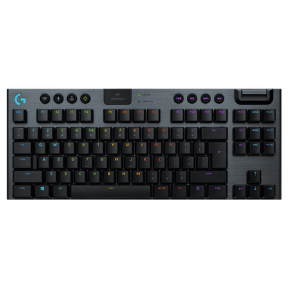 لوحة مفاتيح الألعاب الميكانيكية Logitech G915 TKL Tenkeyless Lightspeed Wireless RGB الميكانيكية، لوحة مفاتيح RGB zonder numpad، Tactile I G915 TKL | 920-009503