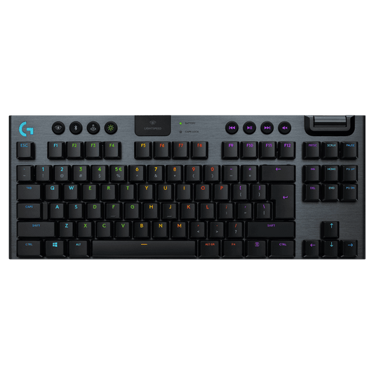 لوحة مفاتيح الألعاب الميكانيكية Logitech G915 TKL Tenkeyless Lightspeed Wireless RGB الميكانيكية، لوحة مفاتيح RGB zonder numpad، Tactile I G915 TKL | 920-009503