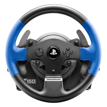 عجلة سباق Thrustmaster T150 Force Feedback، دوران 270-1080 درجة، 13 زرًا للتحكم ولوحة D-Pad | TM-WHL-T150RS